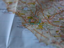 Mapa del teritorio cerca de Roma-Imagen de Joe Christie en Pixabay