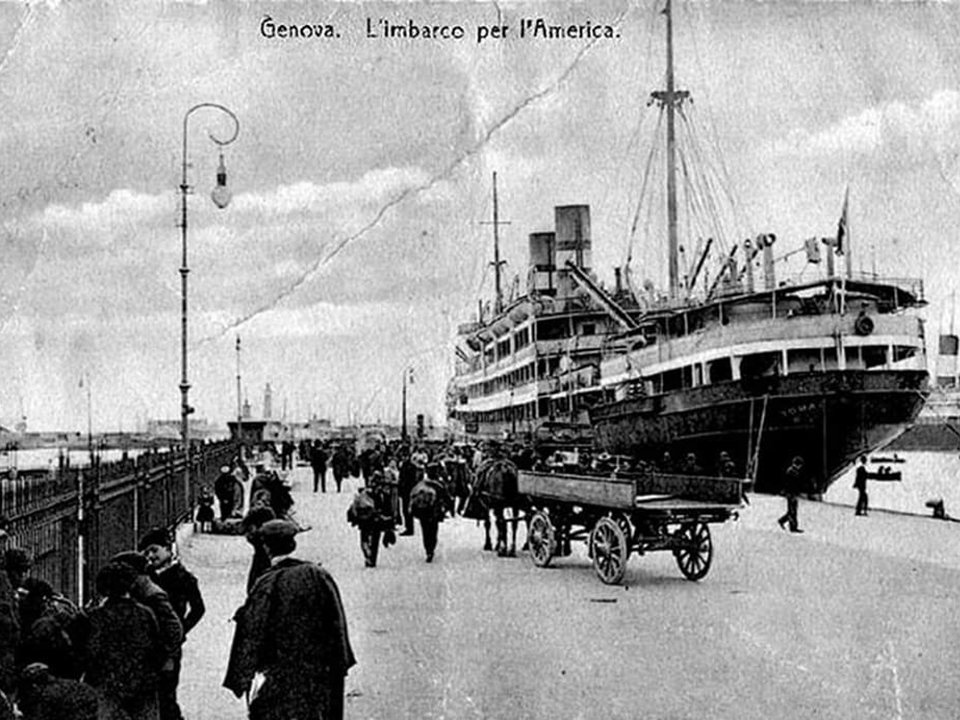Puerto de Genova embarque para America