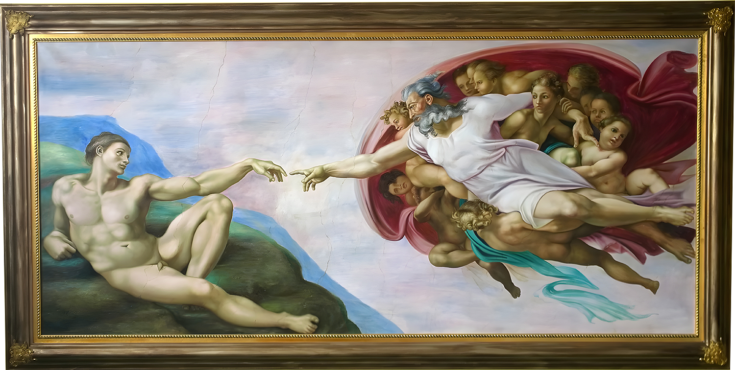 Miguel Angel-Buonarroti-¿Creación de Adán o de Dios?
