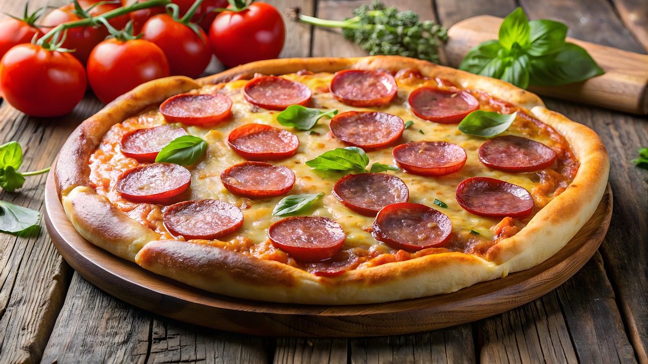 pizza pepperoni - Imagen de Temel en Pixabay