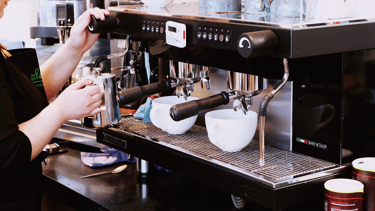 Maquina para café expreso Foto di Pexels da Pixabay