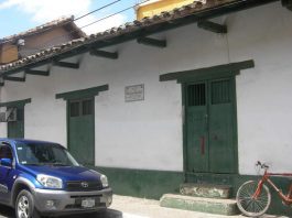 Fachada de la casa “La Sirena” en Granada (Nicaragua) donde se hospedó Giuseppe Garibaldi en 1851.