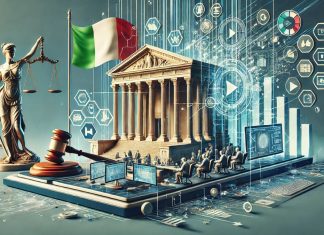 Italia acelera los procesos judiciales: el Decreto-Ley 117/2025 podría reducir los tiempos para obtener la ciudadanía italiana Representación conceptual de la justicia digital en Italia y la modernización de los procesos de ciudadanía italiana según el Decreto-Ley 117/2025.
